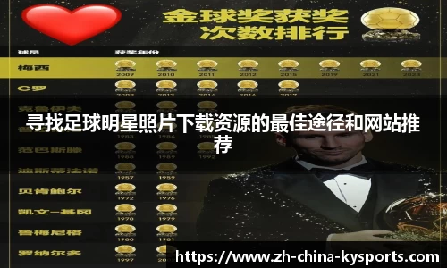 寻找足球明星照片下载资源的最佳途径和网站推荐